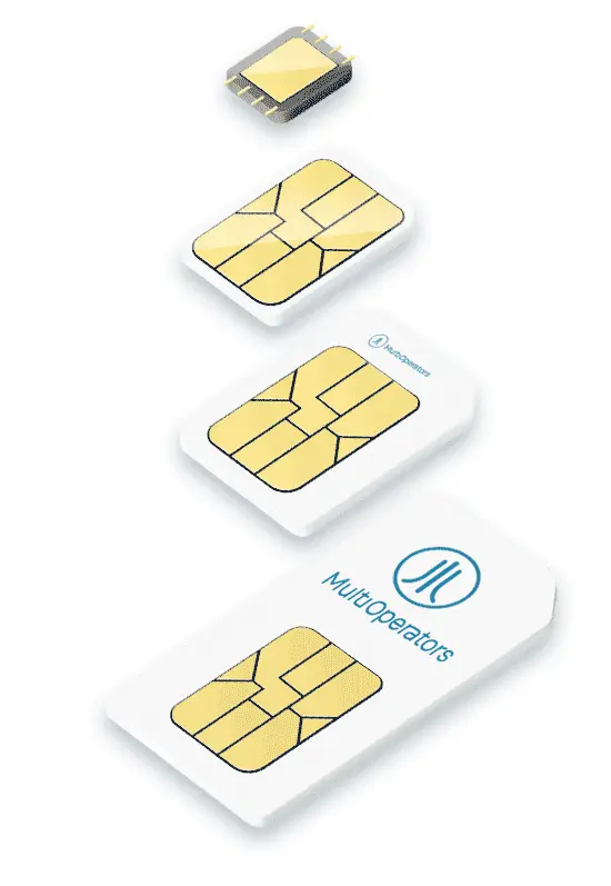 Carte SIM M2M Multi-Opérateurs Prépayée – 1 An (1 Go / mois)
